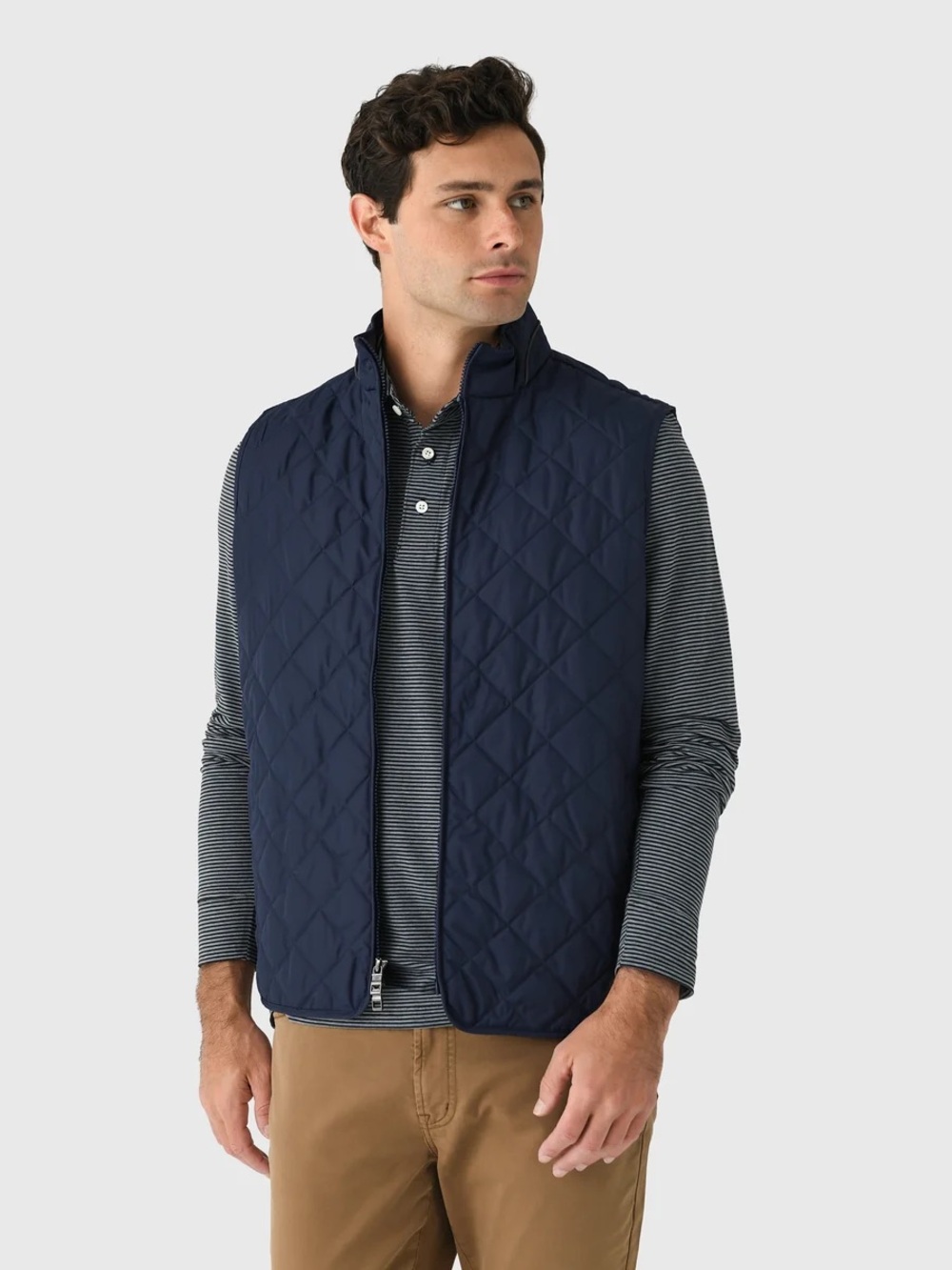 PETER MILLAR Crown Men's Essex Vest-Navy